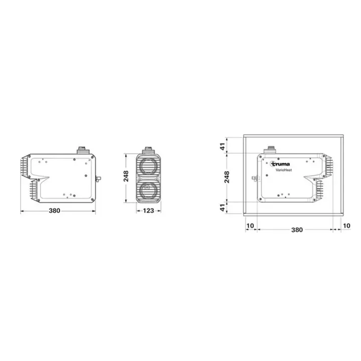 Truma VarioHeat Comfort 3,4KW Gazlı Karavan Ortam Isıtma