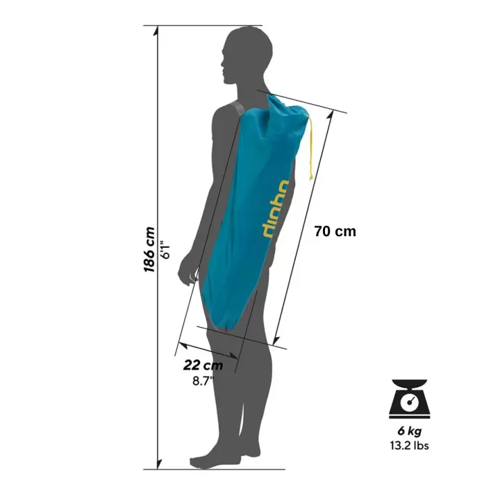 Uquip Justy XL 3 Pozisyonlu Konforlu Katlanır Kamp Sandalyesi Boulder