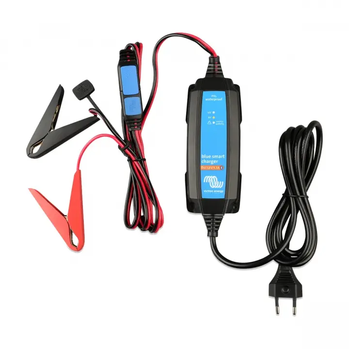 Victron Blue Smart IP65 6V/12V-1.1 6V/12V 1,1A DC Konnektörlü Bluetooth Akü Şarj Cihazı Euro Fişli
