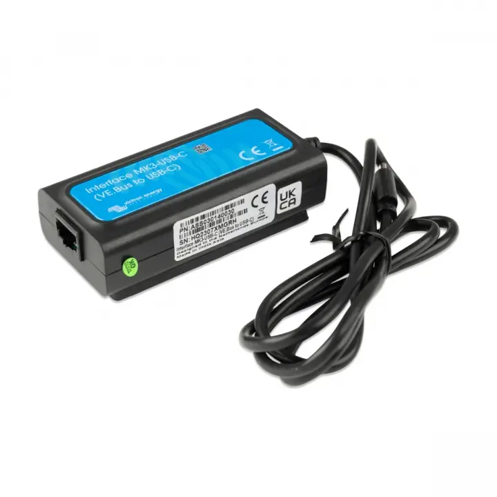 Victron MK3-USB-C Arayüzü VE.Bus - USB-C Bilgisayar Bağlantı Adaptörü MultiPlus / Quattro