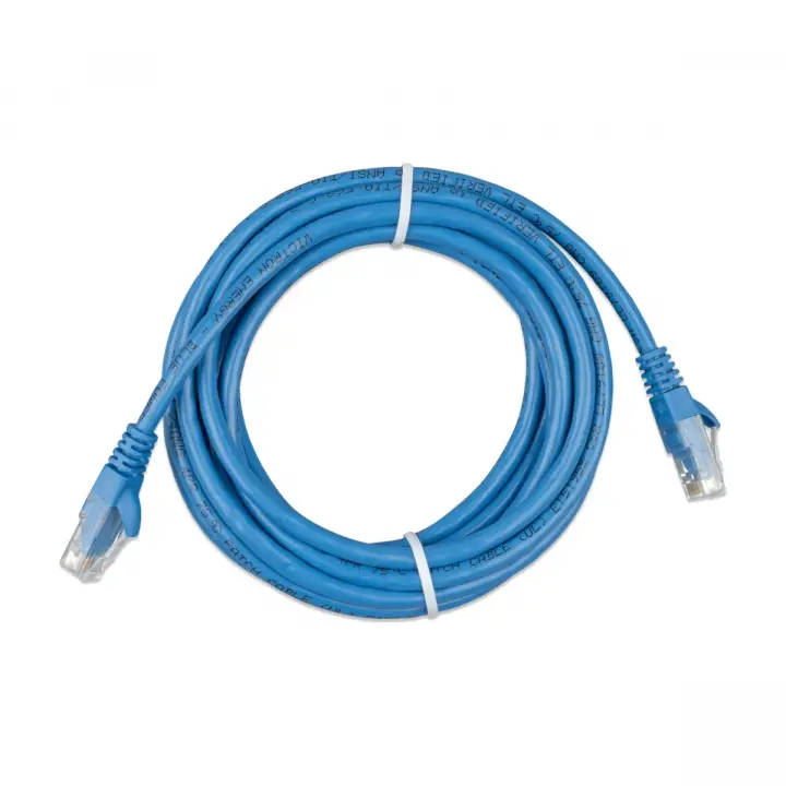Victron RJ45 UTP Kablo 10 m VE.Bus / VE.Can Haberleşme Kablosu Çift Uçlu RJ45