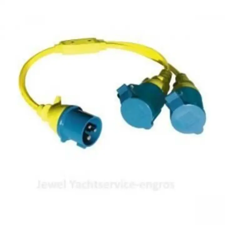 Victron Splitter Cord 16A 250V 1x CEE Fiş / 2x CEE Priz Kara Elektriği Çoklayıcı Kablo