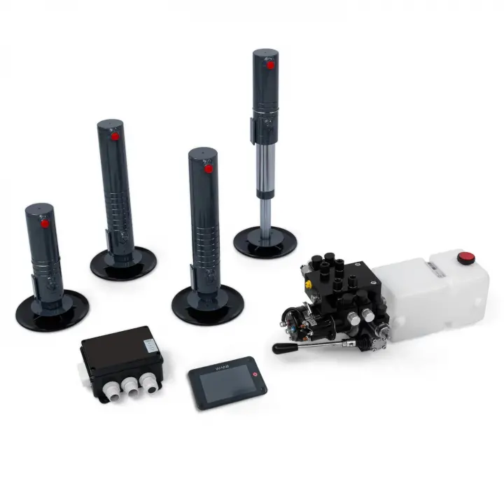 WANII 10 Ton Hidrolik Motokaravan/Çekme Karavan Dengeleme ve Terazi Sistemi