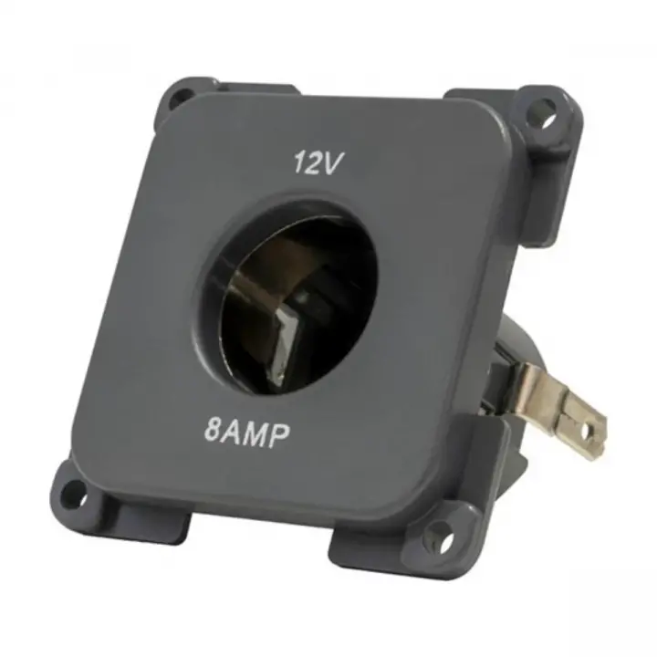 Westacc 12V Karavan Çakmaklık Priz 8A 53x53 mm Gömme Tip (WS4100330)