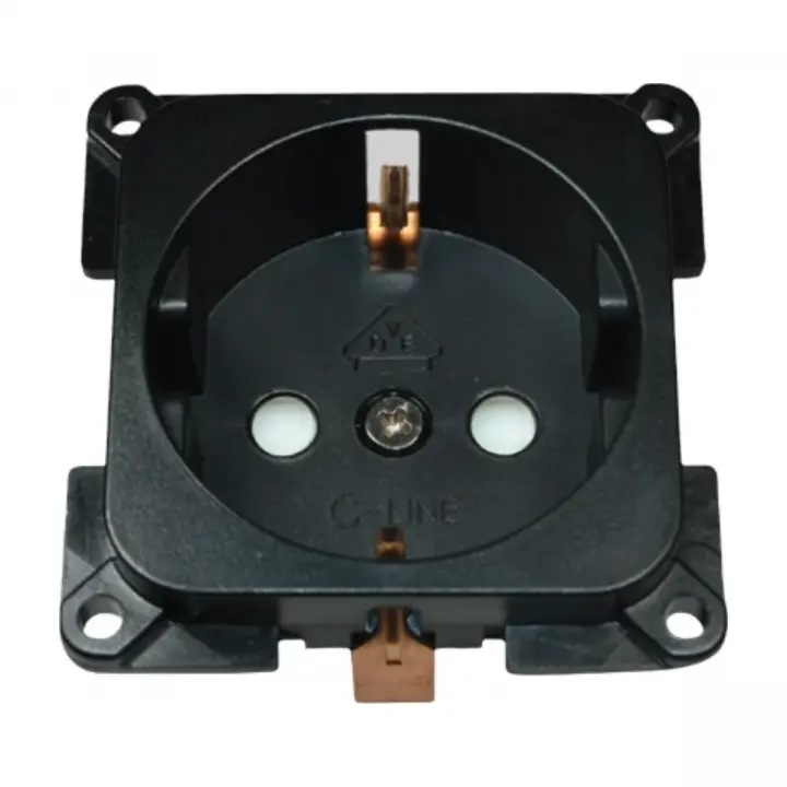 Westacc 220V Karavan İç Mekan Prizi 16A 53x53 mm Gömme Tip (WS4100130)
