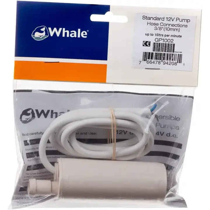 Whale Standart Sub 12V 10Ldk 0.6 Bar Karavan Dalgıç Pompası