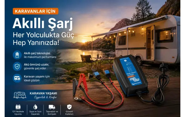Karavan Aküsü Nasıl Şarj Edilir? Şarj Cihazı Seçimi ve Amper Rehberi