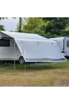 2K Karavan Gri Plus 390cm Karavan Tente Güneşliği Ön Perde