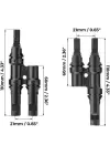 2 Li Mc4 Y Paralel Konnektör (Solar) Güneş Panel Çoklayıcı
