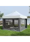 2K 290 x 290cm Gazebo 4 Mevsim Kamp Çadırı