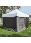 2K 290 x 290cm Gazebo 4 Mevsim Kamp Çadırı