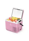 Evacool Eva G20 18L 12-24V Kompresörlü Pembe Taşınabilir Soğutucu