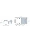 Dometic Kampa Wanderlight Aegean 3 Kişilik Kamp Çadırı