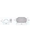 Dometic Kampa Mossborn 03 Mushroom 3 Kişilik Kamp Çadırı