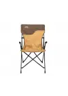 Aygaz Outdoor Kahverengi 120Kg Çelik Katlanır Kamp Sandalyesi