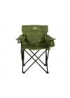 Aygaz Outdoor Yeşil 100Kg Çelik Katlanır Kamp Sandalyesi