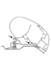 Dometic PR2000/2500 4m için Ducato, Jumper, Boxer Tente Montaj Braketi