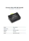 Dometic Rally AIR 260 Şişme Ön Çadır Sineklik Panel Seti, 2 Parça (9120000196)