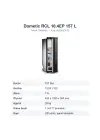 Dometic RCL 10.4EP Kompresörlü Karavan Buzdolabı 157 L 12/24 V, Panel Kapılı, Çift Yönlü (9620023676)
