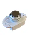 Einstein EI-BL01N-WPC Büyük Basmalı Karavan Dolap Kapı Kilidi İnci Krom 26 mm
