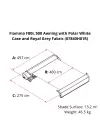 Fiamma F80L 5.00x2.75 Beyaz Çatı Tipi Kasetli Tente