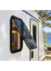 Jarup Flat Açılır Karavan Penceresi 35x60 cm Siyah (JR3560FB)