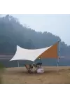 KingCamp Albano 5 Glamping Tarp UPF50+ I 410x410 Khaki