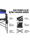 KingCamp Ash Comfort İkili Set Katlanır Kamp Sandalyesi Blue