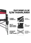 KingCamp Ash Comfort İkili Set Katlanır Kamp Sandalyesi Red