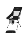 KingCamp Canna High Back Ultralight Katlanır Kamp Sandalyesi Black