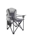 KingCamp Cedar Deluxe Ultra Bel Destekli Kamp Sandalyesi Grey