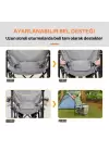 KingCamp Cedar Deluxe Ultra Bel Destekli Kamp Sandalyesi Grey