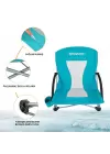 KingCamp Lilac Beach Chair Plaj ve Dinlenme Sandalyesi Cyan