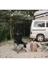 KingCamp Lotus Comfort Konforlu & Takviyeli Kamp Sandalyesi Black