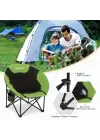 KingCamp Moon Ultra Konforlu Kamp Sandalyesi B.Green