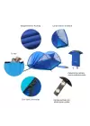 KingCamp Multi-function 3 ü 1 Arada Çift Kişilik Cibinlikli Hamak Blue