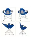 KingCamp Orchid Salıncaklı Katlanır Kamp Sandalyesi Blue/Grey