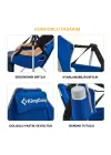 KingCamp Orchid Salıncaklı Katlanır Kamp Sandalyesi Blue/Grey