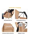 KingCamp Orchid Salıncaklı Katlanır Kamp Sandalyesi Khaki/Grey