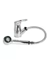 Nuova Rade Metal Mikserli Spiral Banyo Başlıklı Karavan Musluğu