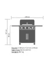 OutdoorChef Australia 415 G Vagon Tip Barbekü