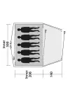 Outwell Haze 5 Blackroom 5 kişilik & 14,5 M² Yüksek Aile Çadırı