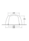 Outwell Odessa 5 15M² Blackroom 2+1 Odalı 5 Kişilik Yüksek Aile Çadırı