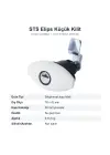 STS Elips Küçük Karavan Servis Kapısı Kilidi 78x42 mm (ST2007-20S3-80)