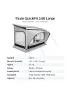 Thule QuickFit 3.60 Large Karavan Tente Altı Çadırı 2,45-2,64 m (307059)