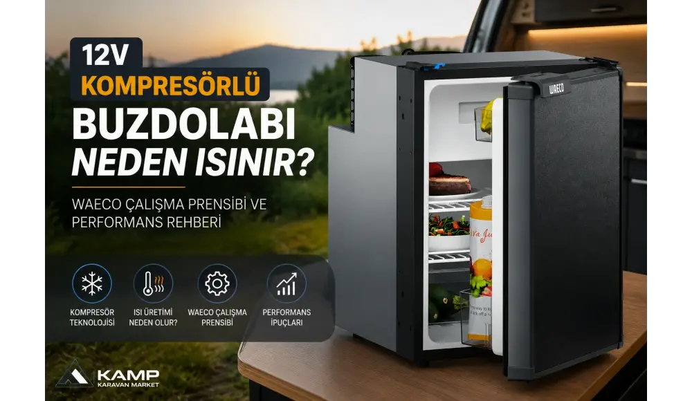 12V Kompresörlü Buzdolabı Neden Isınır? Waeco Çalışma Prensibi ve Performans Rehberi