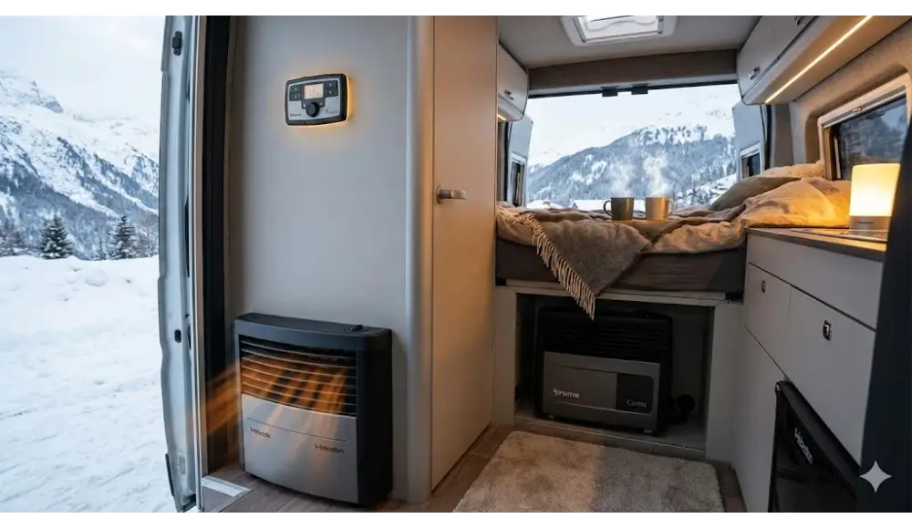 Karavan Isıtıcı Rehberi: Gazlı mı Dizel mi? (Truma vs. Webasto)