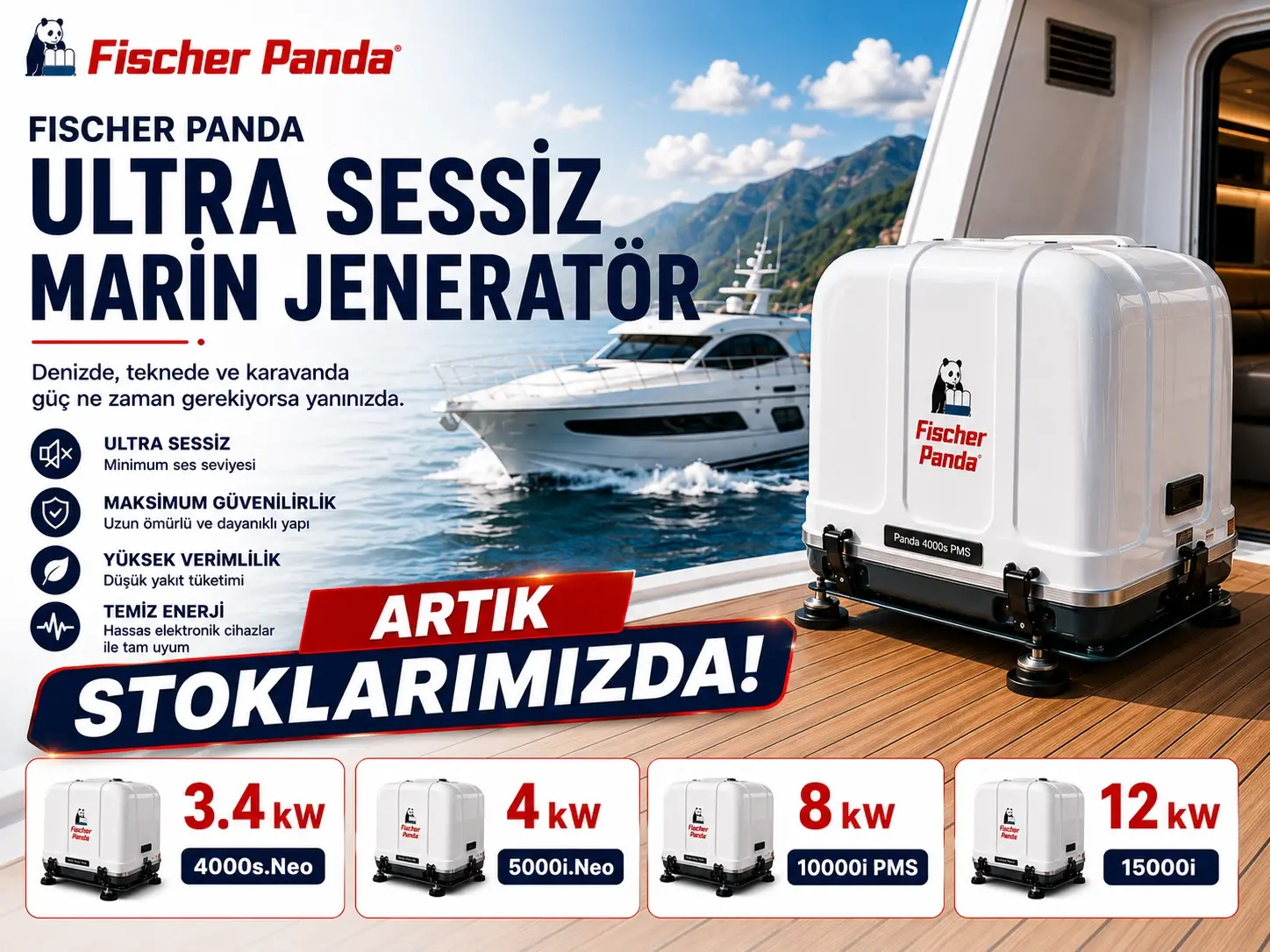 Fischer Panda Marin Jeneratör