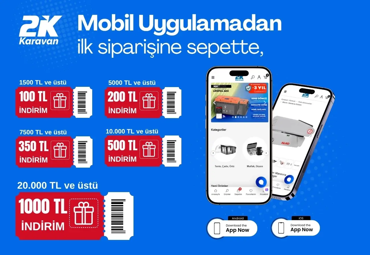 Mobil uygulama Özel indirim