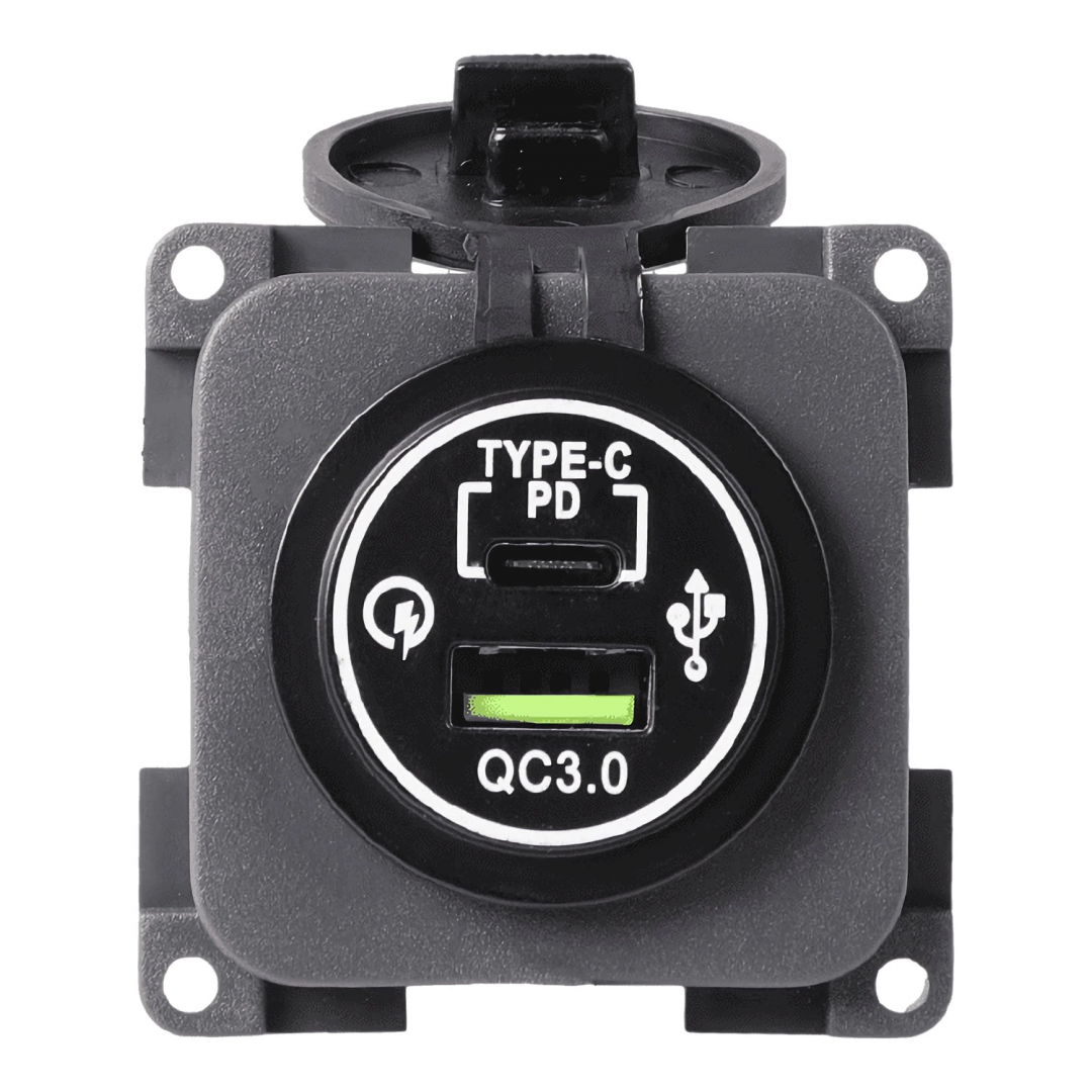 12 V CBE C-Line Doppia Presa USB Modulo Caricatore Camper Caravan Per - Foto 5